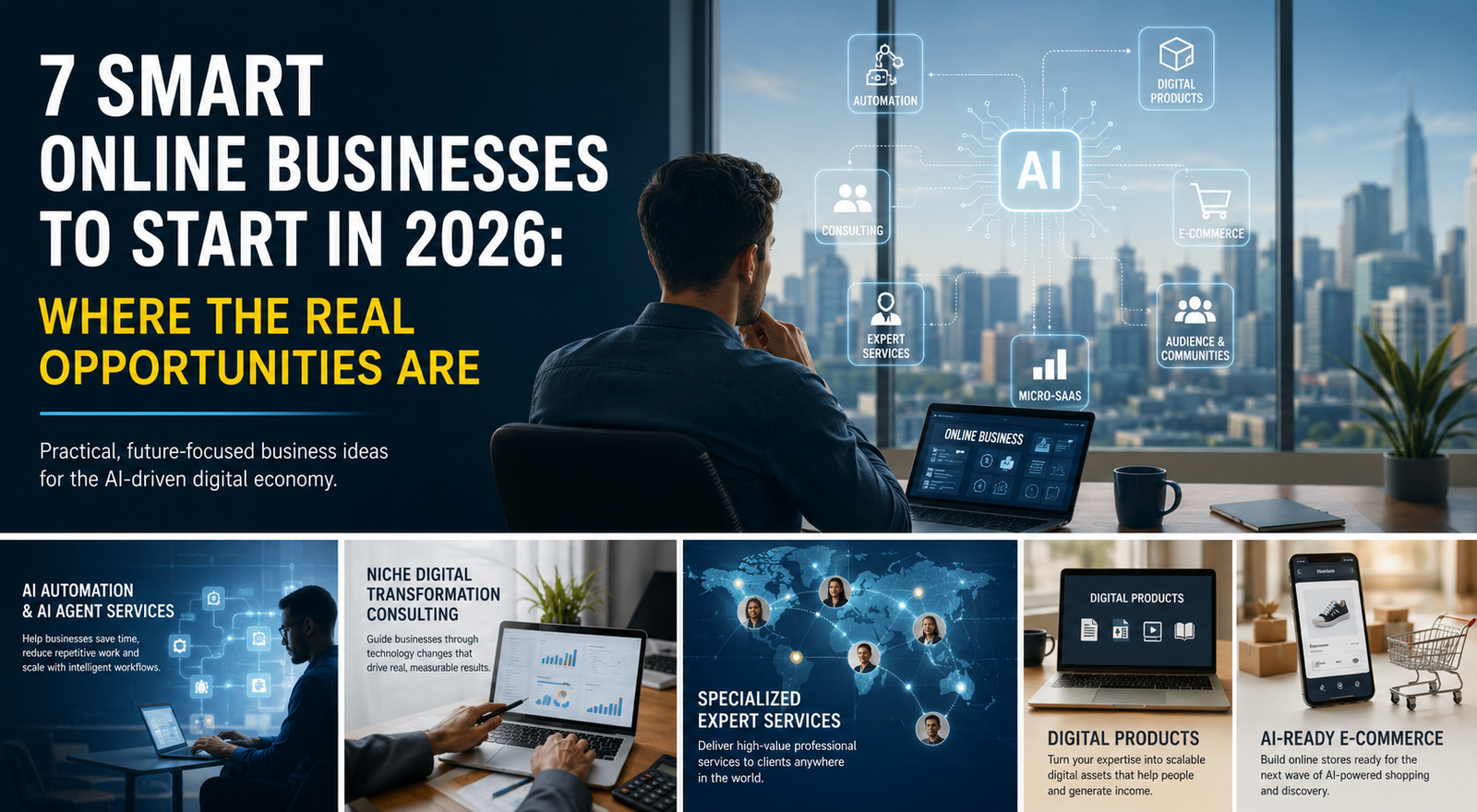 Smart online business opportunities for entrepreneurs in the digital economy