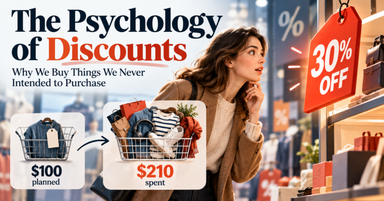 Psychology of discounts and how sale offers influence buying decisions