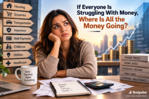 If everyone is struggling with money, where is all the money going?