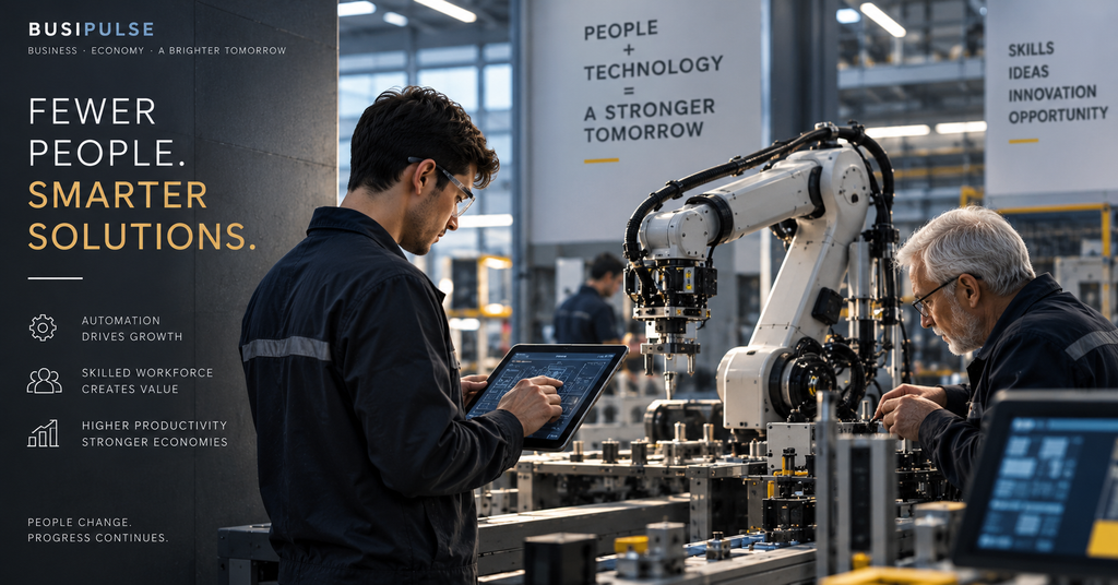Automation and skilled workers improving productivity as the working-age population declines